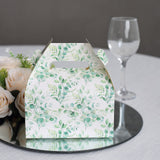 Versatile and Stylish - White Green Party Favor Boxes for Every Occasion